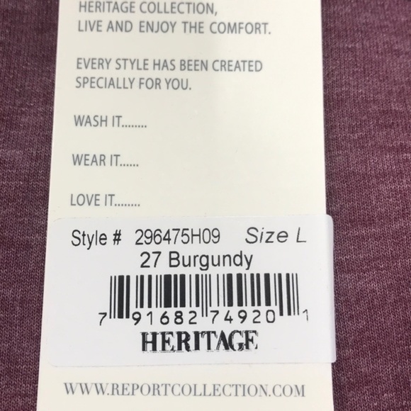 HERITAGE Report Collection Quarter Zip Sweatshirt - Picture 5 of 8